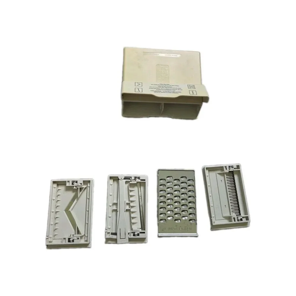 Pampered Chef Ultimate Mandoline Slicer Grater Set w Storage Case 4 Blades EUC